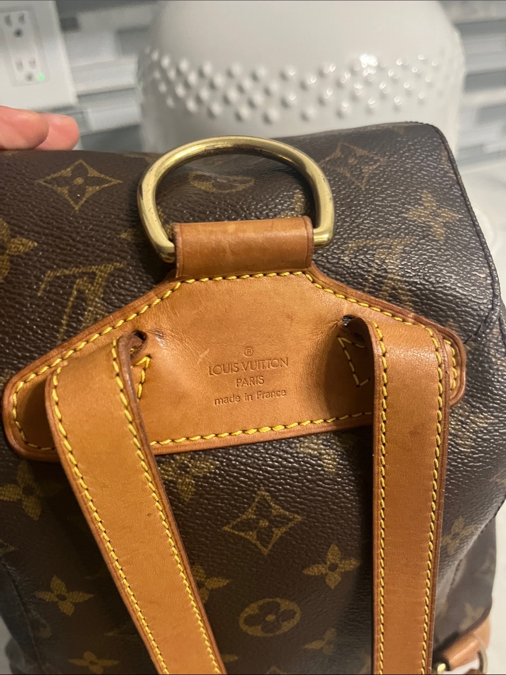 Louis Vuitton Monogram Montsouris MM Women's Backpack Brown - Picture 7 of 15
